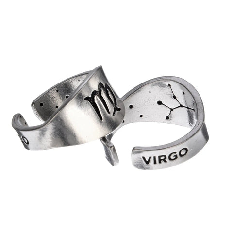 Handcrafted Virgo Zodiac Ring – Recycled Lead-Free Pewter Astrology Jewelry | Made in USA Whitney Howard Designs  Zodiac Rings