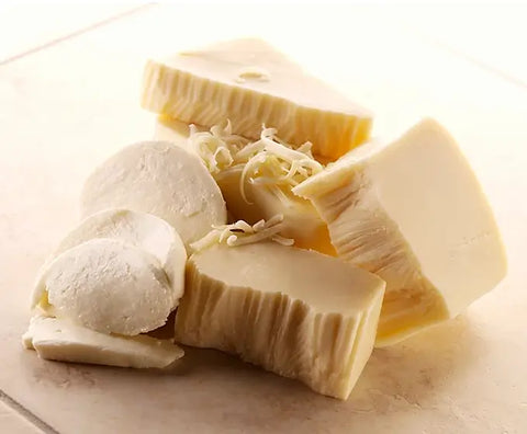 Handcrafted Wisconsin Mozzarella Cheese – 1 lb Water-Packed Fresh Block | Made in USA Artisan Dairy Product Keystone Cheese  Cheese