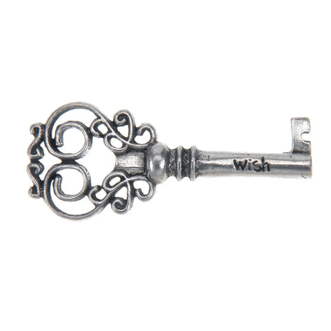 Handcrafted Wish Key Charm Necklace – Recycled Lead-Free Pewter Accessory | Made in USA Whitney Howard Designs  Keys