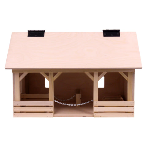 Handcrafted Wooden A-Frame Barn Toy 20 Inch With Hay Loft – Amish Made Farm Playset | Made in USA Amish Toy Box  Wooden Toys,Everything Farming