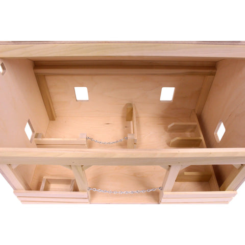 Handcrafted Wooden A-Frame Barn Toy 20 Inch With Hay Loft – Amish Made Farm Playset | Made in USA Amish Toy Box  Wooden Toys,Everything Farming
