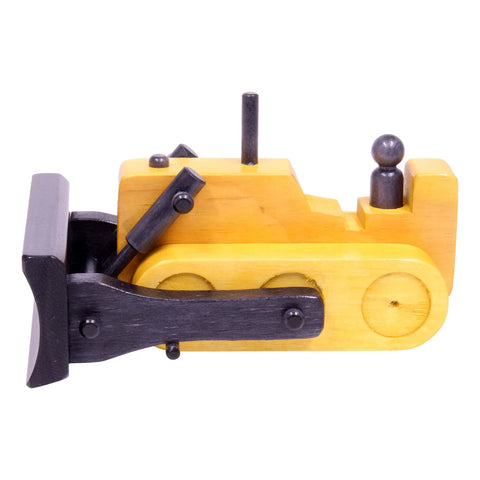 Handcrafted Wooden Bulldozer Toy 8 Inch – Sustainable Kids Construction Play | Made in USA Amish Toy Box  Wooden Toys