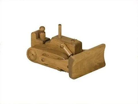 Handcrafted Wooden Bulldozer Toy – Eco-Friendly Kids Construction Play | Made in USA Amish Toy Box  Wooden Toys,Trains, Trucks and Things
