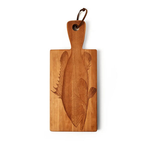 Handcrafted Wooden Fish Shaped Cutting Board | Made in USA by Words with Boards Words with Boards 