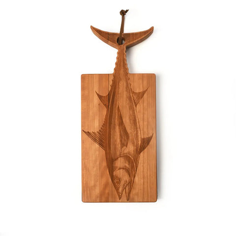Handcrafted Wooden Fish Shaped Cutting Board | Made in USA by Words with Boards Words with Boards 