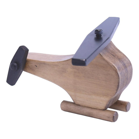 Handcrafted Wooden Helicopter Toy – Spinning Rotors | Child-Safe Finish | Made in USA Amish Toy Box  Toy