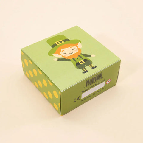 Handcrafted Wooden St. Patrick’s Day Puzzle Blocks – 1.75 Inch Cubes – Sustainable Basswood Toy | Made in USA by Uncle Goose Uncle Goose  Decor