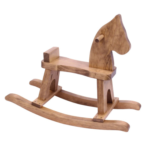 Handcrafted Wooden Toddler Rocking Horse 26 Inch – Solid Pine Child-Safe Finish | Amish-Made USA Amish Toy Box  Wooden Toy