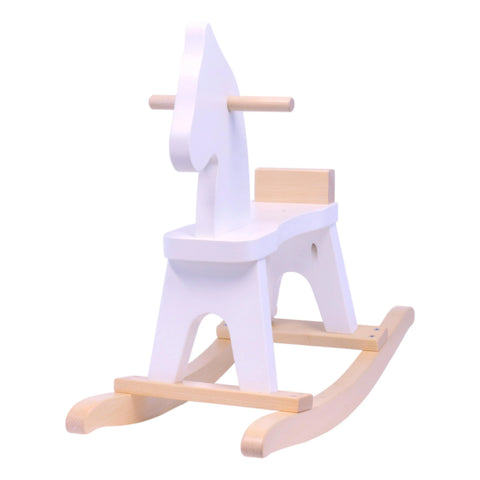 Handcrafted Wooden Toddler Rocking Horse 26 Inch – Solid Pine Child-Safe Finish | Amish-Made USA Amish Toy Box  Wooden Toy