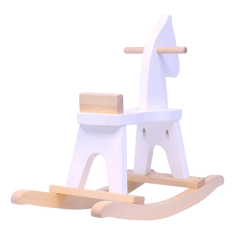 Handcrafted Wooden Toddler Rocking Horse 26 Inch – Solid Pine Child-Safe Finish | Amish-Made USA Amish Toy Box  Wooden Toy
