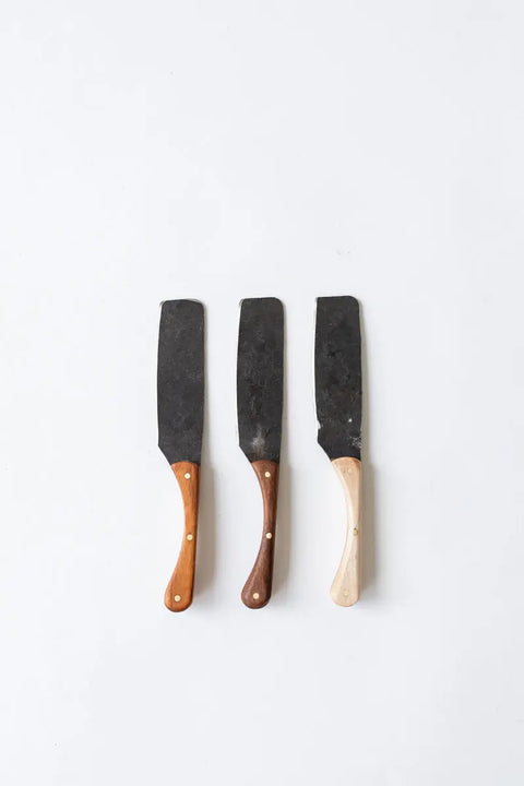 Handmade Amish Stainless Steel Cheese Spreader – 5 or 7 Inch Spreader – Hardwood Handle | Made in USA Millstream Home  Kitchen + Dining