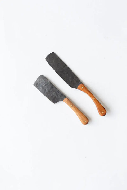 Handmade Amish Stainless Steel Cheese Spreader – 5 or 7 Inch Spreader – Hardwood Handle | Made in USA Millstream Home  Kitchen + Dining