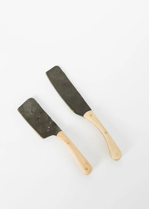 Handmade Amish Stainless Steel Cheese Spreader – 5 or 7 Inch Spreader – Hardwood Handle | Made in USA Millstream Home  Kitchen + Dining