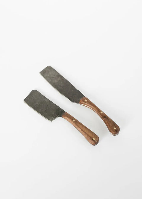 Handmade Amish Stainless Steel Cheese Spreader – 5 or 7 Inch Spreader – Hardwood Handle | Made in USA Millstream Home  Kitchen + Dining