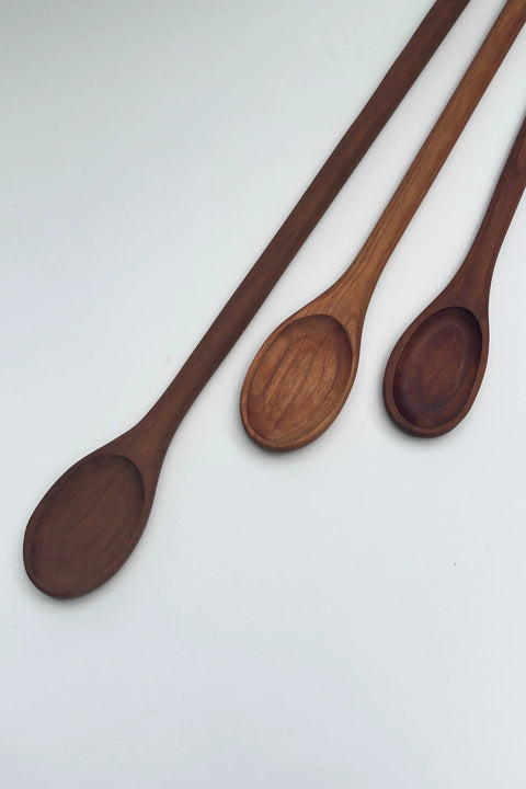 Handmade Amish Wooden Spoon 13-22 Inch Slotted Utensil – Walnut Cherry Maple | Made in USA Millstream Home  Kitchen + Dining