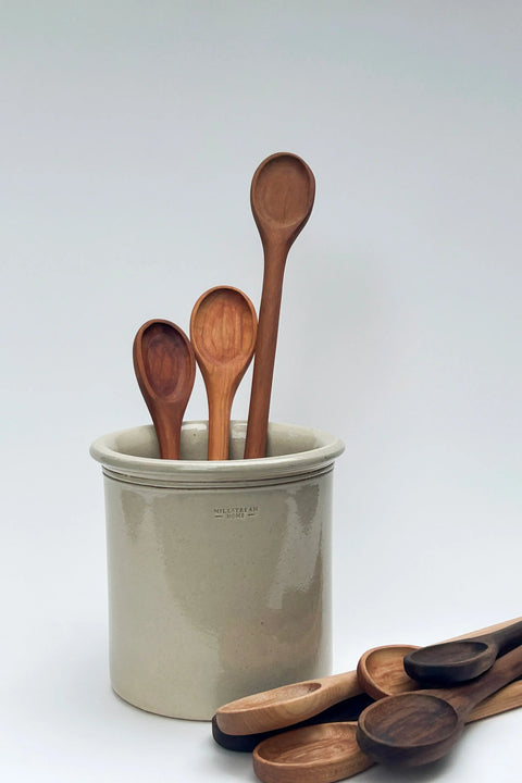 Handmade Amish Wooden Spoon 13-22 Inch Slotted Utensil – Walnut Cherry Maple | Made in USA Millstream Home  Kitchen + Dining