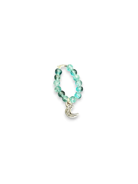 Handmade Beaded Stretch Ring with Star Charm – Adjustable Gemstone Jewelry | Made in USA by Michelle Marie Boutique Michelle Marie Boutique  Ring