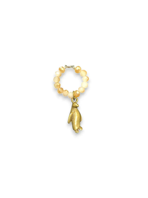 Handmade Beaded Stretch Ring with Star Charm – Adjustable Gemstone Jewelry | Made in USA by Michelle Marie Boutique Michelle Marie Boutique  Ring
