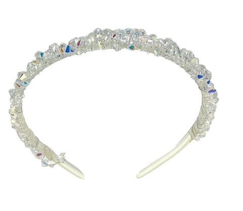 Handmade Bridal Headband With Genuine Swarovski Crystals – Gift Boxed Sparkling Wedding Hair Accessory | Made in USA Michelle Marie Boutique  Tiara