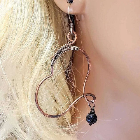 Handmade Copper Butterfly Wing Earrings – Child Abuse Survivor Jewelry | Made in USA Alexa Martha Designs  Earrings