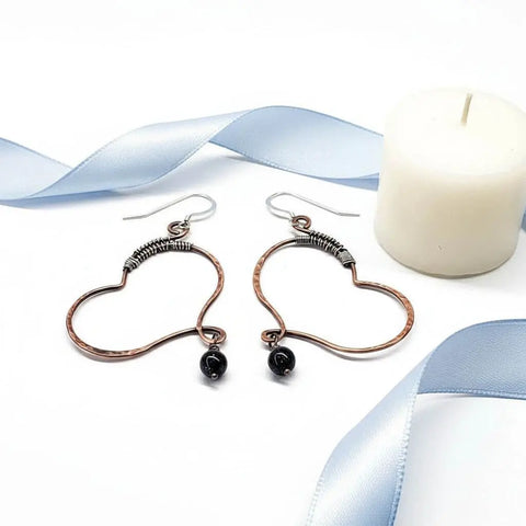 Handmade Copper Butterfly Wing Earrings – Child Abuse Survivor Jewelry | Made in USA Alexa Martha Designs  Earrings