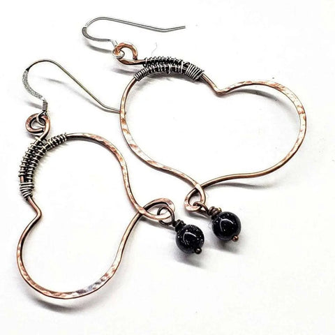 Handmade Copper Butterfly Wing Earrings – Child Abuse Survivor Jewelry | Made in USA Alexa Martha Designs  Earrings