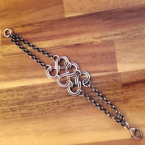 Handmade Copper Eternity Chain Bracelet – Alexa Martha | Made in USA Alexa Martha Designs  Bracelet