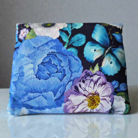 Handmade Floral Cotton Cork Wallet for Women – Small 4x4.5 Inch & Regular 4.5x7.5 Inch | Sustainable Craft – Made in USA Frances Farm & Craft  Wallet