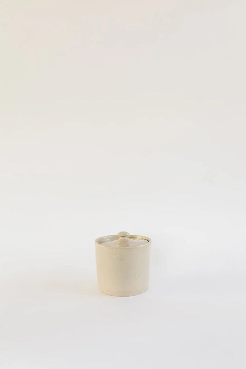 Handmade Lead-Free Stoneware Canister with Lid 5 Inch – Food Storage Container | Made in USA Millstream Home  Pottery