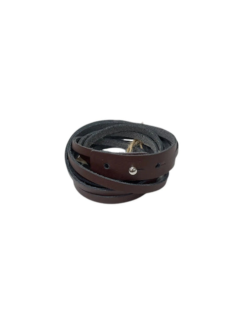 Handmade Leather Wrap Bracelet – Adjustable Red, Black, Brown Leather Band | Durable Stylish Gift | Made in USA Michelle Marie Boutique  Bracelets