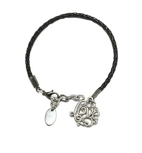 Handmade Love Charm Bracelet for 6.75-8 Inch Wrist – Pink Rhodonite Bangle or Leather Cord | Made in USA Michelle Marie Boutique  Bracelet