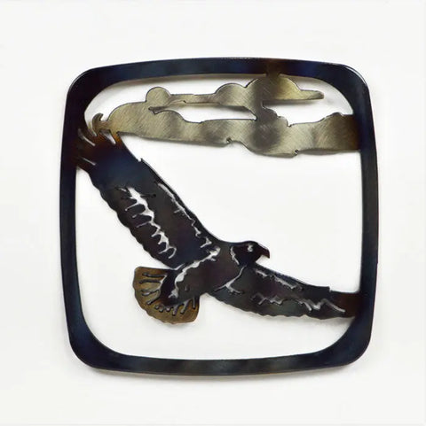 Handmade Metal Eagle Flying Trivet – Durable Heat-Resistant Kitchen Accessory | Made in USA Knights Home Decor  item