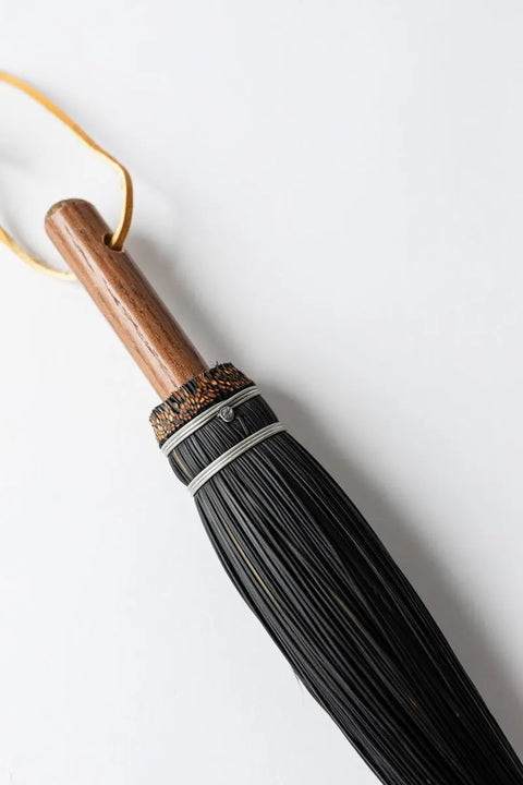 Handmade Natural Corn Fiber Fireplace Broom – Solid Wood Handle | Amish Craft | Made in USA Millstream Home  Homegoods