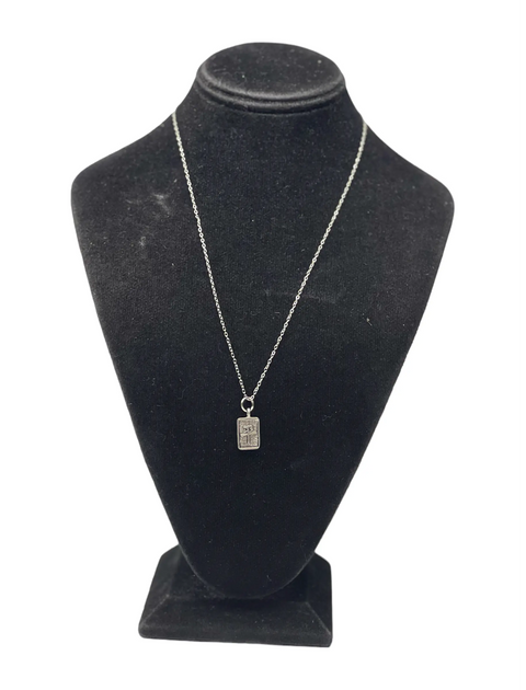 Handmade Pewter Chinese Peace Symbol Pendant Necklace – 18 Inch Stainless Steel Chain | Made in USA Michelle Marie Boutique  Necklace