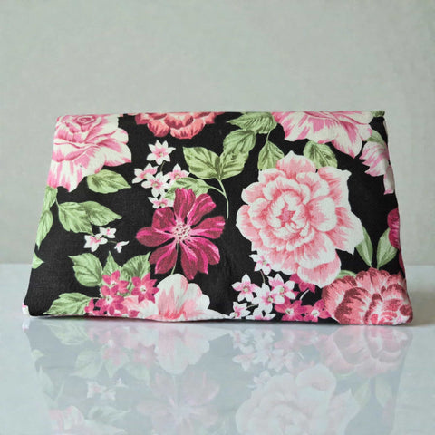 Handmade Rose Quartz Floral Wallets for Women – Small 4x4.5 Inch & Regular 4.5x7.5 Inch | Made in USA Frances Farm & Craft  Wallet