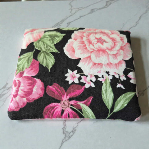 Handmade Rose Quartz Floral Wallets for Women – Small 4x4.5 Inch & Regular 4.5x7.5 Inch | Made in USA Frances Farm & Craft  Wallet