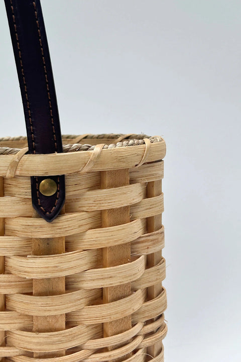Handwoven 10x7 Inch Rustic Hanging Basket – Seagrass and Willow Wall Decor | Made in USA Millstream Home  Baskets