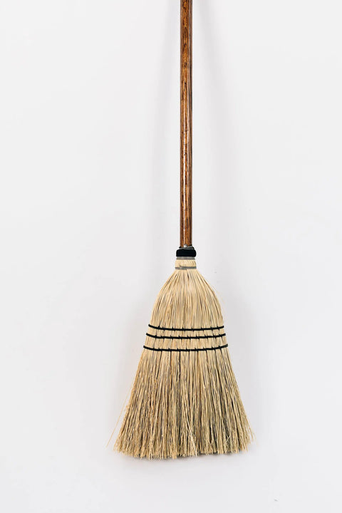 Handwoven Child’s Broom 32 x 12 Inch – Natural Broom Corn with Solid Oak Handle | Made in USA Millstream Home  Homegoods