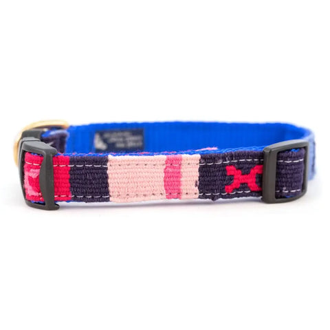 Handwoven Side-Release Dog Collar – Durable Nylon with Solid Brass Hardware | Auburn Leathercrafters Made in USA Auburn Leathercrafters  item