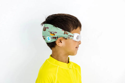 Hang Loose Swim Goggles With Tangle-Free Strap – Clear Lenses – One Size Fits Kids to Adults | Assembled in USA Splash Place  Swim Goggles