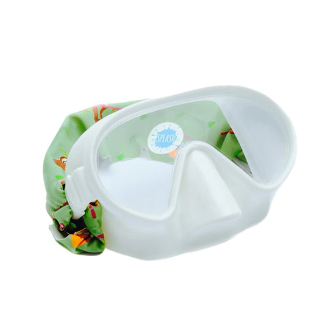 Hang Loose Youth Swim Mask with Sleepy Sloth Print – Anti-Fog Clear Lenses – Hypoallergenic Comfortable Fit | Assembled in USA Splash Place  Youth Swim Mask