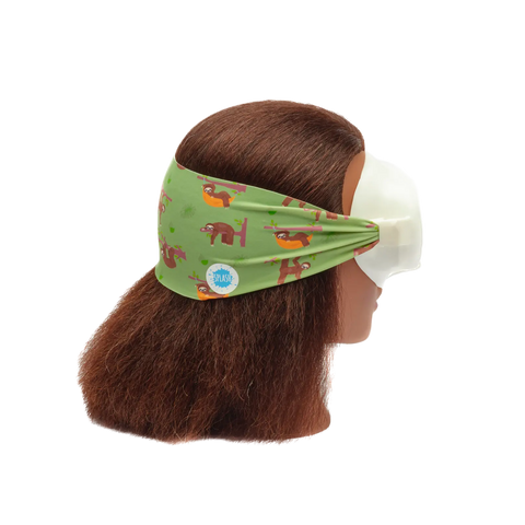 Hang Loose Youth Swim Mask with Sleepy Sloth Print – Anti-Fog Clear Lenses – Hypoallergenic Comfortable Fit | Assembled in USA Splash Place  Youth Swim Mask