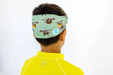 Hang Loose Youth Swim Mask with Sleepy Sloth Print – Anti-Fog Clear Lenses – Hypoallergenic Comfortable Fit | Assembled in USA Splash Place  Youth Swim Mask