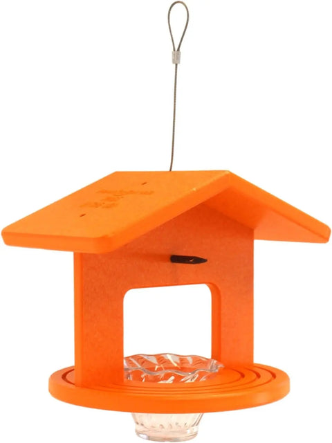 Hanging Round Oriole Jelly and Orange Bird Feeder – Eco-Friendly Poly Lumber | Made in USA Amish Toy Box  Lawn & Patio
