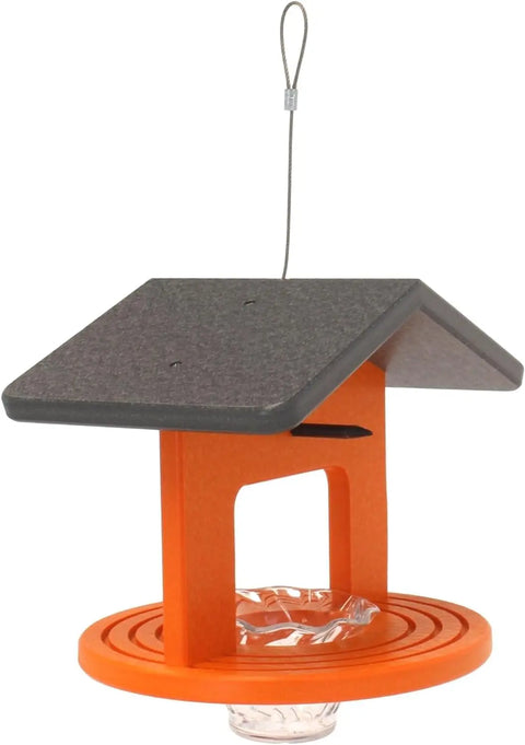 Hanging Round Oriole Jelly and Orange Bird Feeder – Eco-Friendly Poly Lumber | Made in USA Amish Toy Box  Lawn & Patio