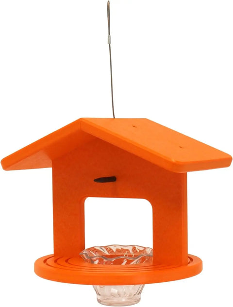 Hanging Round Oriole Jelly and Orange Bird Feeder – Eco-Friendly Poly Lumber | Made in USA Amish Toy Box  Lawn & Patio