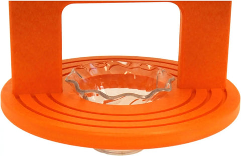 Hanging Round Oriole Jelly and Orange Bird Feeder – Eco-Friendly Poly Lumber | Made in USA Amish Toy Box  Lawn & Patio