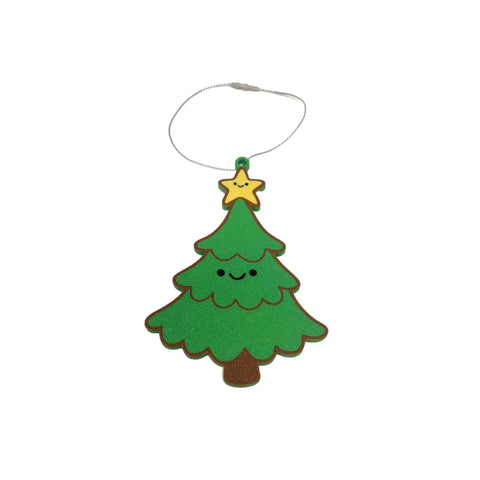 Happy Christmas Stocking Ornament – Cute Holiday Decor | Made in USA Chatelet Manufacturing 