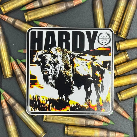 Hardy Bison Resilience Sticker – 3 Inch Durable Decal | Made in USA American Lictor  Vinyl Stickers