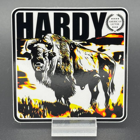 Hardy Bison Resilience Sticker – 3 Inch Durable Decal | Made in USA American Lictor  Vinyl Stickers